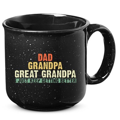 Dad Grandpa Great Grandpa Funny fathers day Great Grandpa 15oz Campfire Ceramic Mug