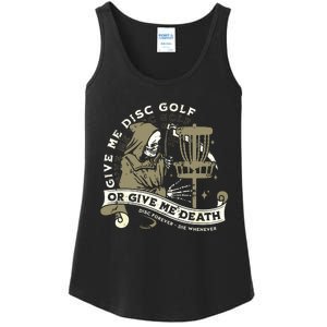 Disc Golf Give Me Disc Golf Funny Sarcastic Halloween Ladies Essential Tank