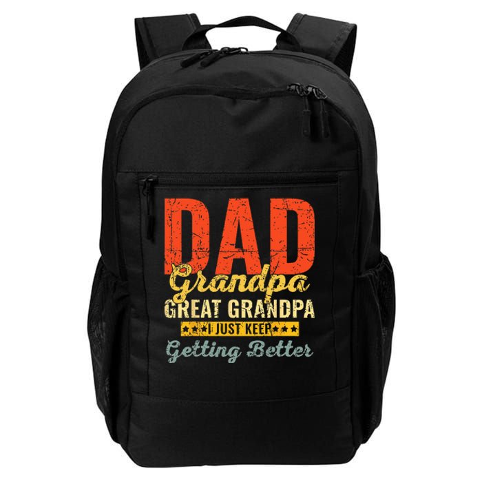 Dad Grandpa Great Grandpa For Fathers Day Daily Commute Backpack