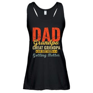 Dad Grandpa Great Grandpa For Fathers Day Ladies Essential Flowy Tank