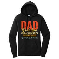 Dad Grandpa Great Grandpa For Fathers Day Women's Pullover Hoodie