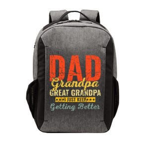 Dad Grandpa Great Grandpa For Fathers Day Vector Backpack