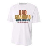 Dad Grandpa Great Grandpa Just Keep Getting Better Performance Sprint T-Shirt