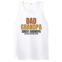 Dad Grandpa Great Grandpa Just Keep Getting Better PosiCharge Competitor Tank