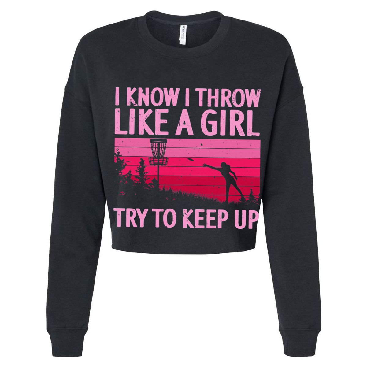 Disc Golf Game Of Throws Funny Frisbee Golf Cooling Performance Crew T-Shirt