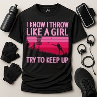 Disc Golf Game Of Throws Funny Frisbee Golf Cooling Performance Crew T-Shirt