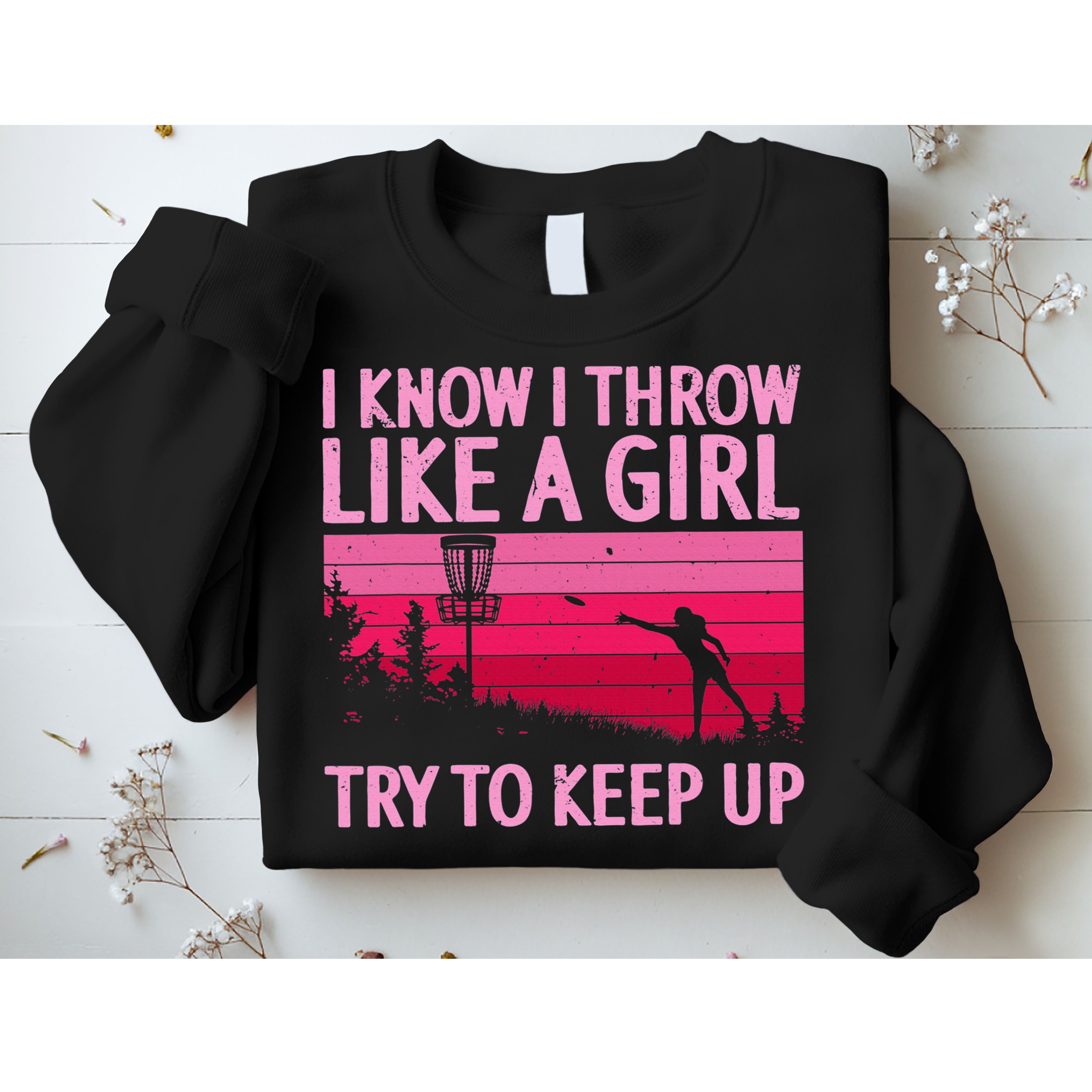 Disc Golf Game Of Throws Funny Frisbee Golf Sweatshirt