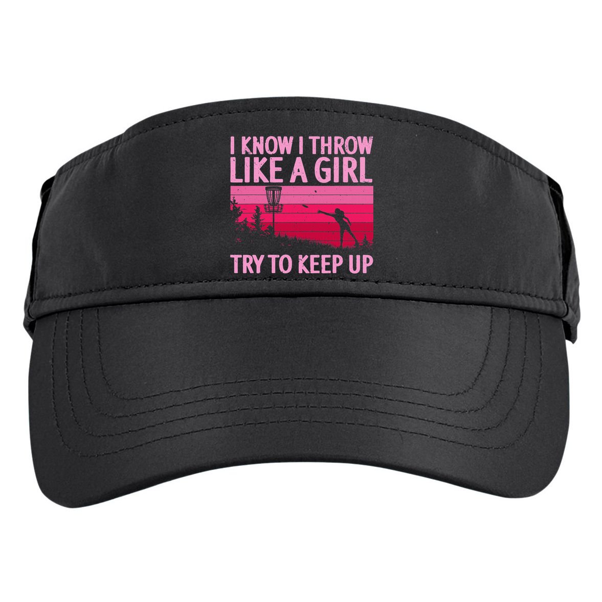Disc Golf Game Of Throws Funny Frisbee Golf Adult Drive Performance Visor