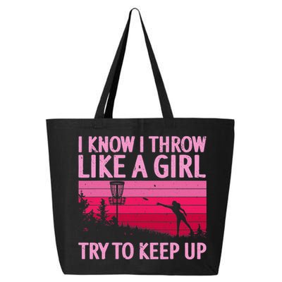 Disc Golf Game Of Throws Funny Frisbee Golf 25L Jumbo Tote