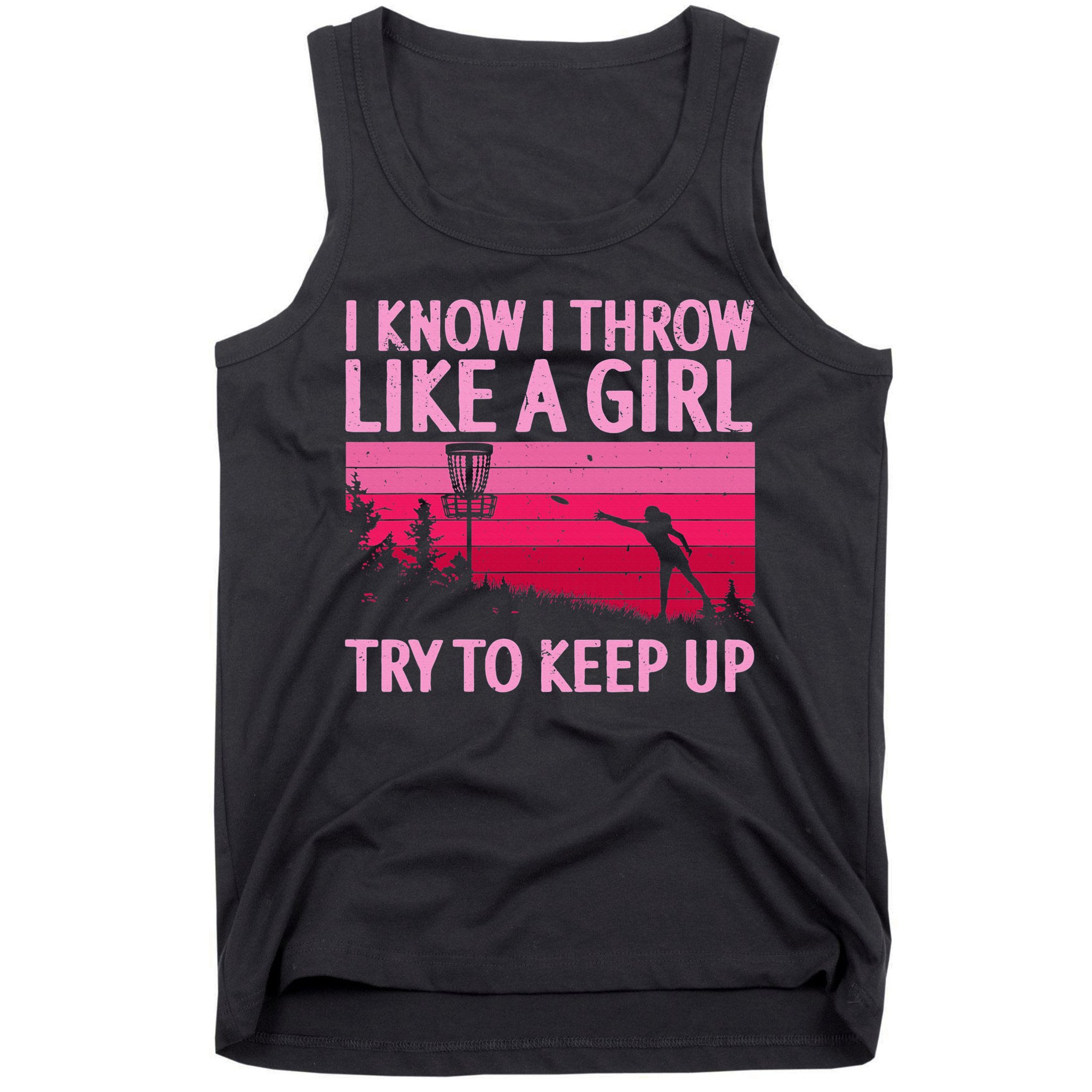 Disc Golf Game Of Throws Funny Frisbee Golf Tank Top
