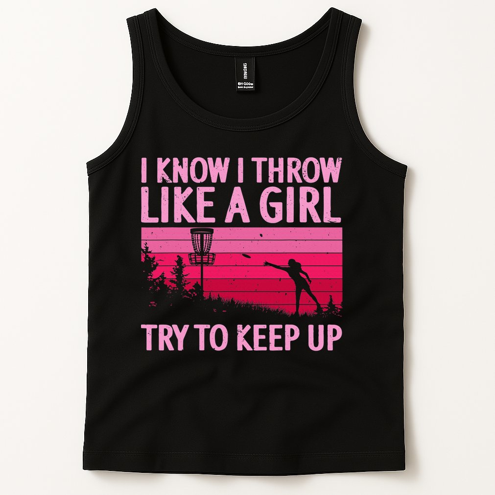 Disc Golf Game Of Throws Funny Frisbee Golf Tank Top