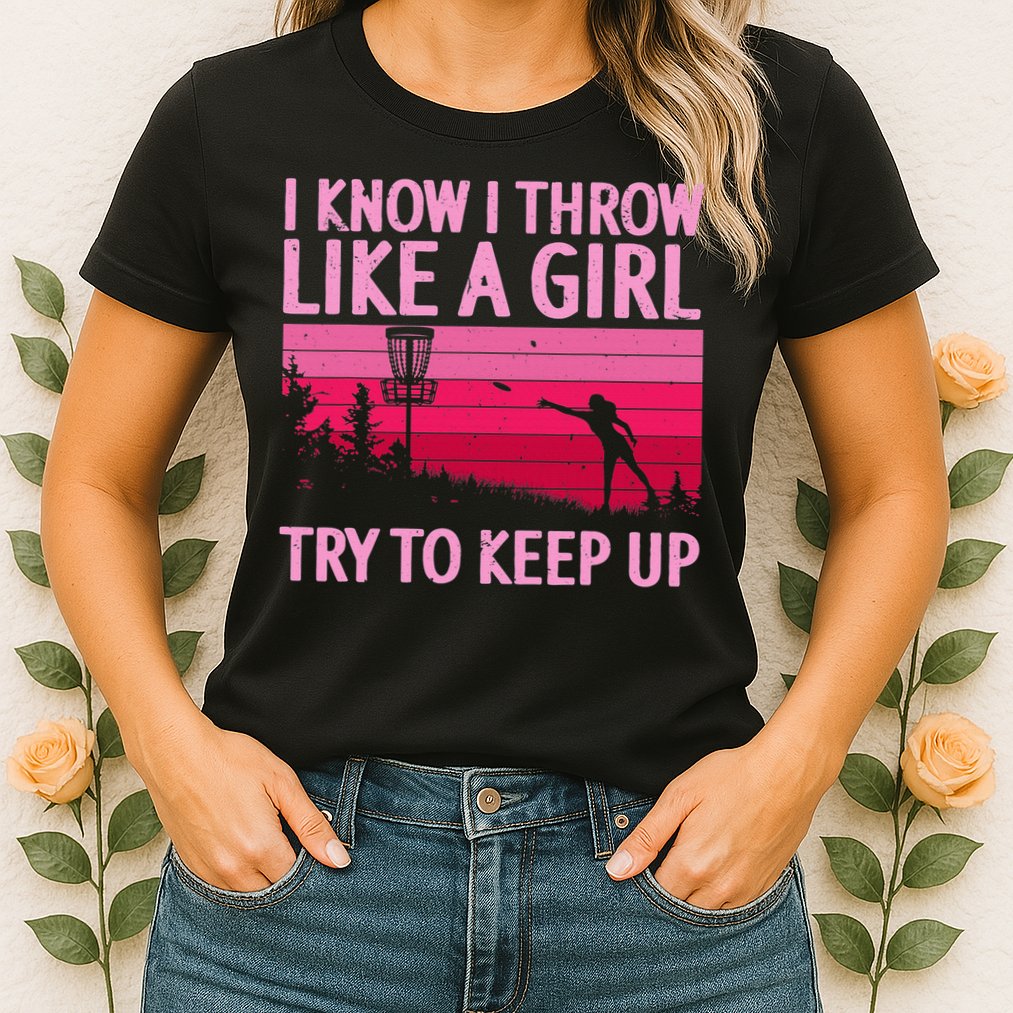 Disc Golf Game Of Throws Funny Frisbee Golf Womens T-Shirt