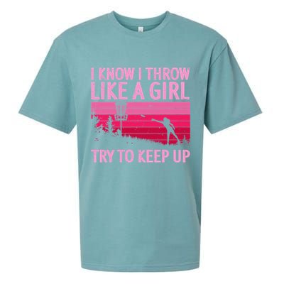 Disc Golf Game Of Throws Funny Frisbee Golf Sueded Cloud Jersey T-Shirt