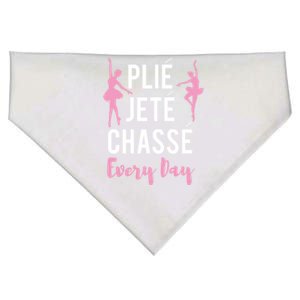 Dance Great Gift Dancing Heart Love Ballet Plie Chasse USA-Made Doggie Bandana