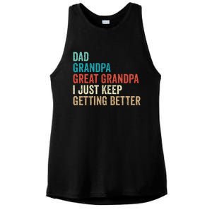 Dad Grandpa Great Grandpa Fathers Day Gift from Grand Ladies PosiCharge Tri-Blend Wicking Tank