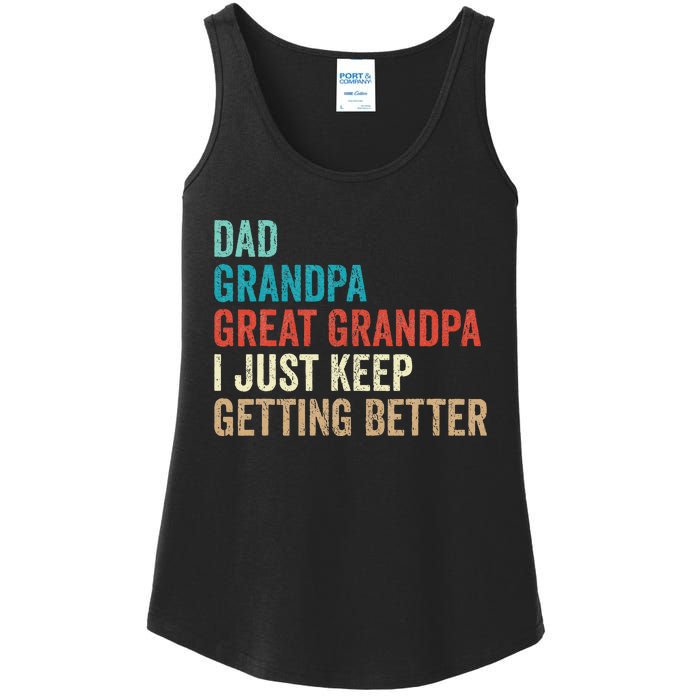 Dad Grandpa Great Grandpa Fathers Day Gift from Grand Ladies Essential Tank