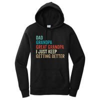 Dad Grandpa Great Grandpa Fathers Day Gift from Grand Women's Pullover Hoodie