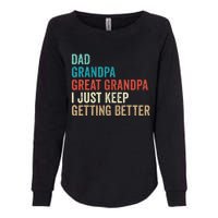 Dad Grandpa Great Grandpa Fathers Day Gift from Grand Womens California Wash Sweatshirt