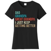 Dad Grandpa Great Grandpa Fathers Day Gift from Grand Women's T-Shirt