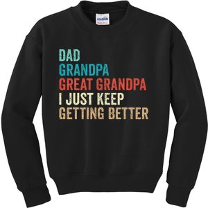 Dad Grandpa Great Grandpa Fathers Day Gift from Grand Kids Sweatshirt