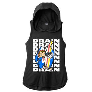 Drain Good Good Ladies PosiCharge Tri-Blend Wicking Draft Hoodie Tank