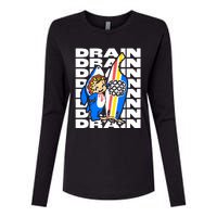 Drain Good Good Womens Cotton Relaxed Long Sleeve T-Shirt