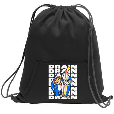 Drain Good Good Sweatshirt Cinch Pack Bag