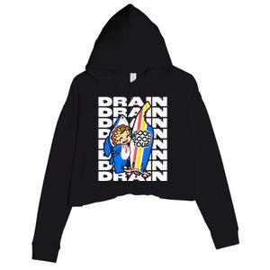 Drain Good Good Crop Fleece Hoodie