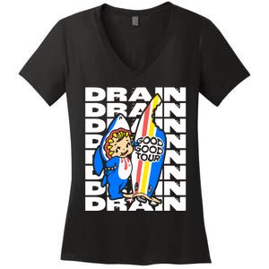 Drain Good Good Women's V-Neck T-Shirt