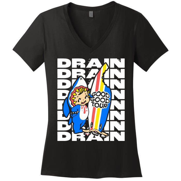 Drain Good Good Women's V-Neck T-Shirt