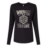 Dungeon GM Game DM Boardgame Master Role Play Womens Cotton Relaxed Long Sleeve T-Shirt