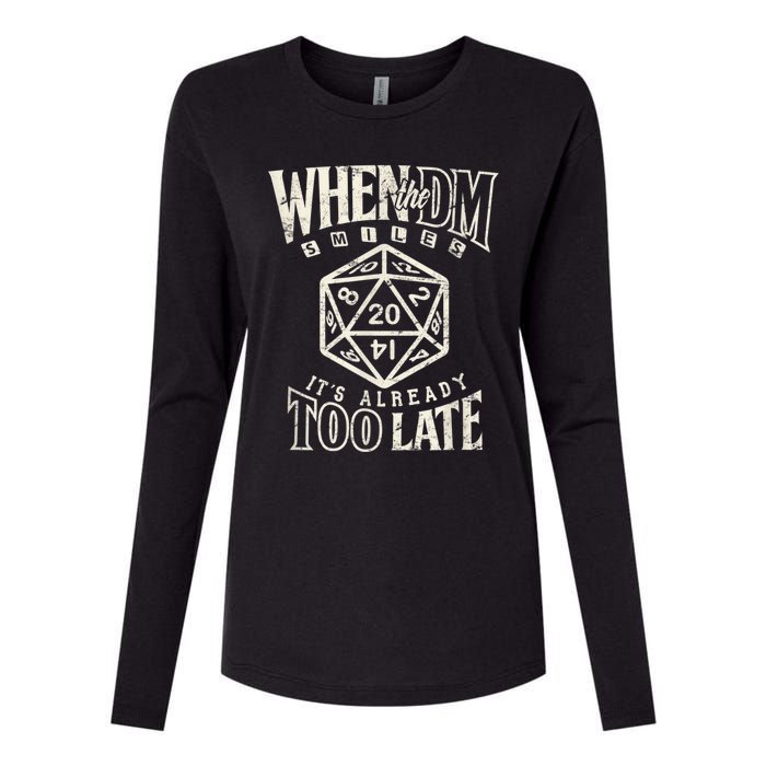 Dungeon GM Game DM Boardgame Master Role Play Womens Cotton Relaxed Long Sleeve T-Shirt