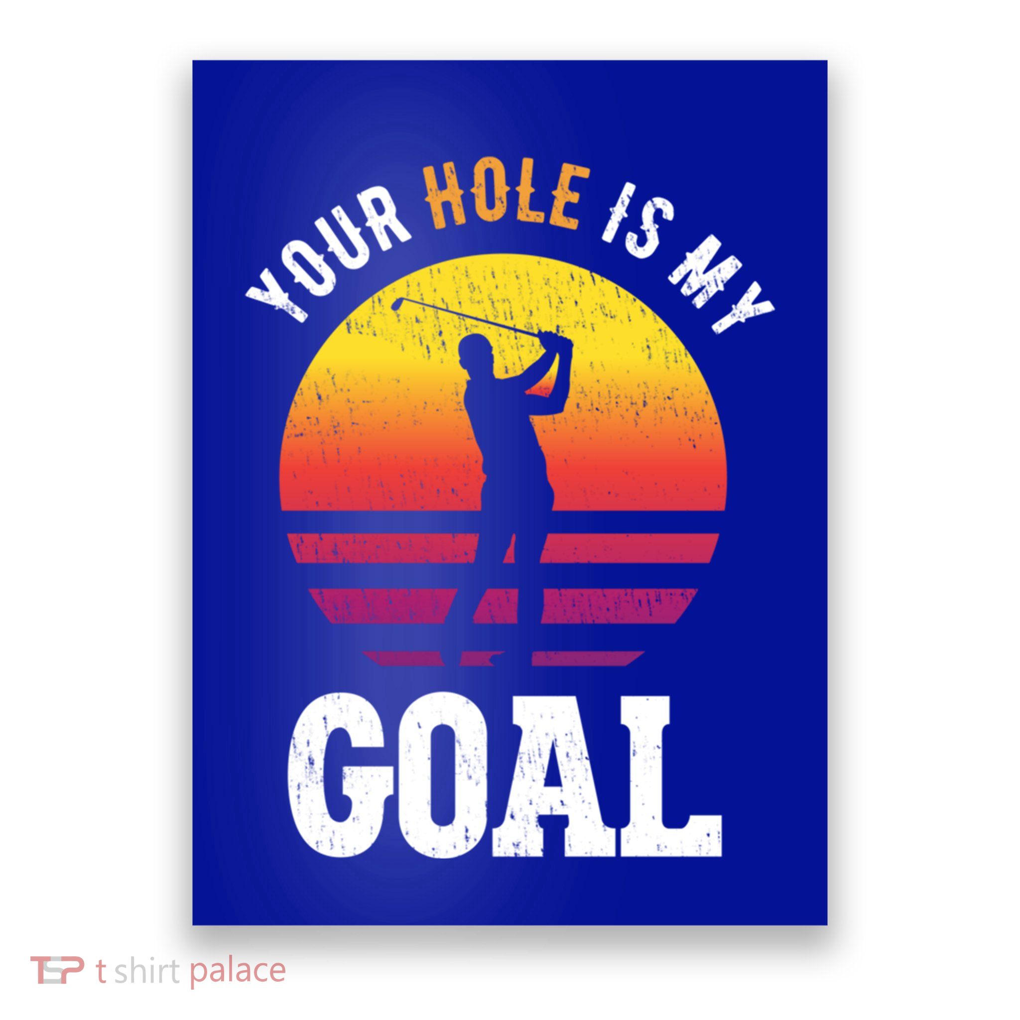 Design Golfer Gift Poster