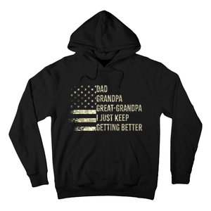 Dad Grandpa Great Grandpa Fathers Day Last Minute Hoodie