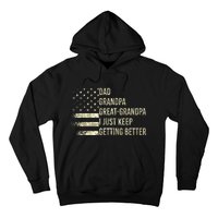 Dad Grandpa Great Grandpa Fathers Day Last Minute Hoodie