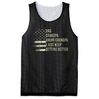 Dad Grandpa Great Grandpa Fathers Day Last Minute Mesh Reversible Basketball Jersey Tank