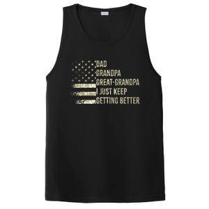 Dad Grandpa Great Grandpa Fathers Day Last Minute PosiCharge Competitor Tank