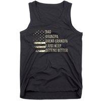 Dad Grandpa Great Grandpa Fathers Day Last Minute Tank Top