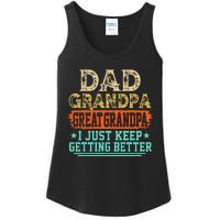 Dad Grandpa Great Grandpa Fathers Day Ladies Essential Tank