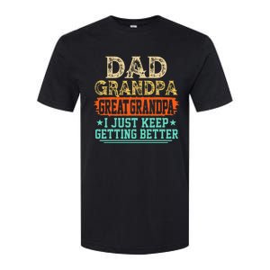 Dad Grandpa Great Grandpa Fathers Day Softstyle CVC T-Shirt