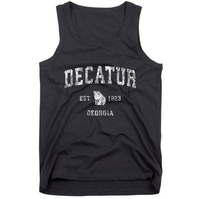 Decatur Georgia Ga Vintage Athletic Sports Tank Top