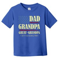 Dad Grandpa Great Grandpa I Just Keep Getting Better Vintage Toddler T-Shirt