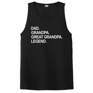 Dad Grandpa Great Grandpa Legend Father's Day Gift PosiCharge Competitor Tank