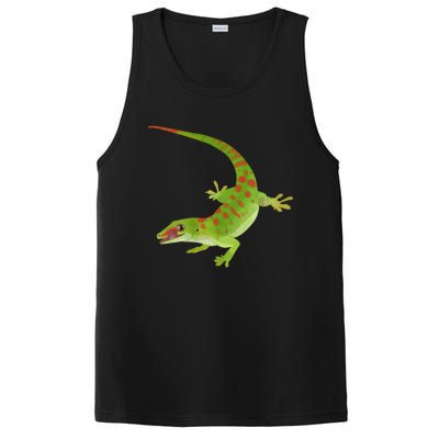 Day Gecko Green Gecko Lizard Drawing Reptile Lover Meaningful Gift PosiCharge Competitor Tank