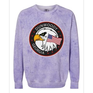 Dunwoody Georgia Ga Colorblast Crewneck Sweatshirt