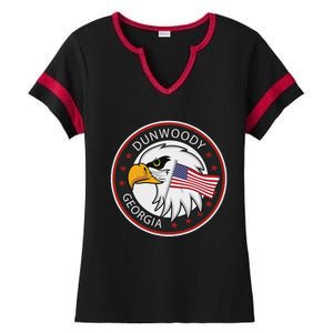 Dunwoody Georgia Ga Ladies Halftime Notch Neck Tee