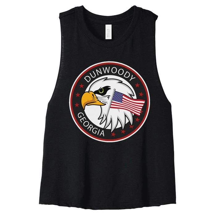 Dunwoody Georgia Ga Women's Racerback Cropped Tank