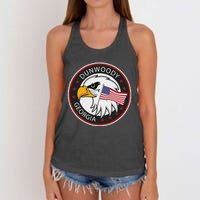 Dunwoody Georgia Ga Women's Knotted Racerback Tank