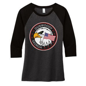 Dunwoody Georgia Ga Women's Tri-Blend 3/4-Sleeve Raglan Shirt