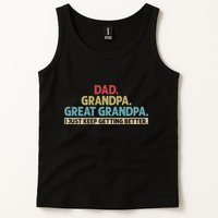 Dad Grandpa Great Grandpa I Just Keep Getting Better Tank Top